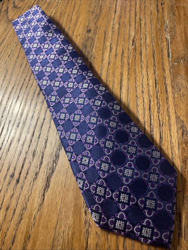 EUC Jos. A. Bank Reserve Thick Woven Silk Foulard Tie Necktie Men’s