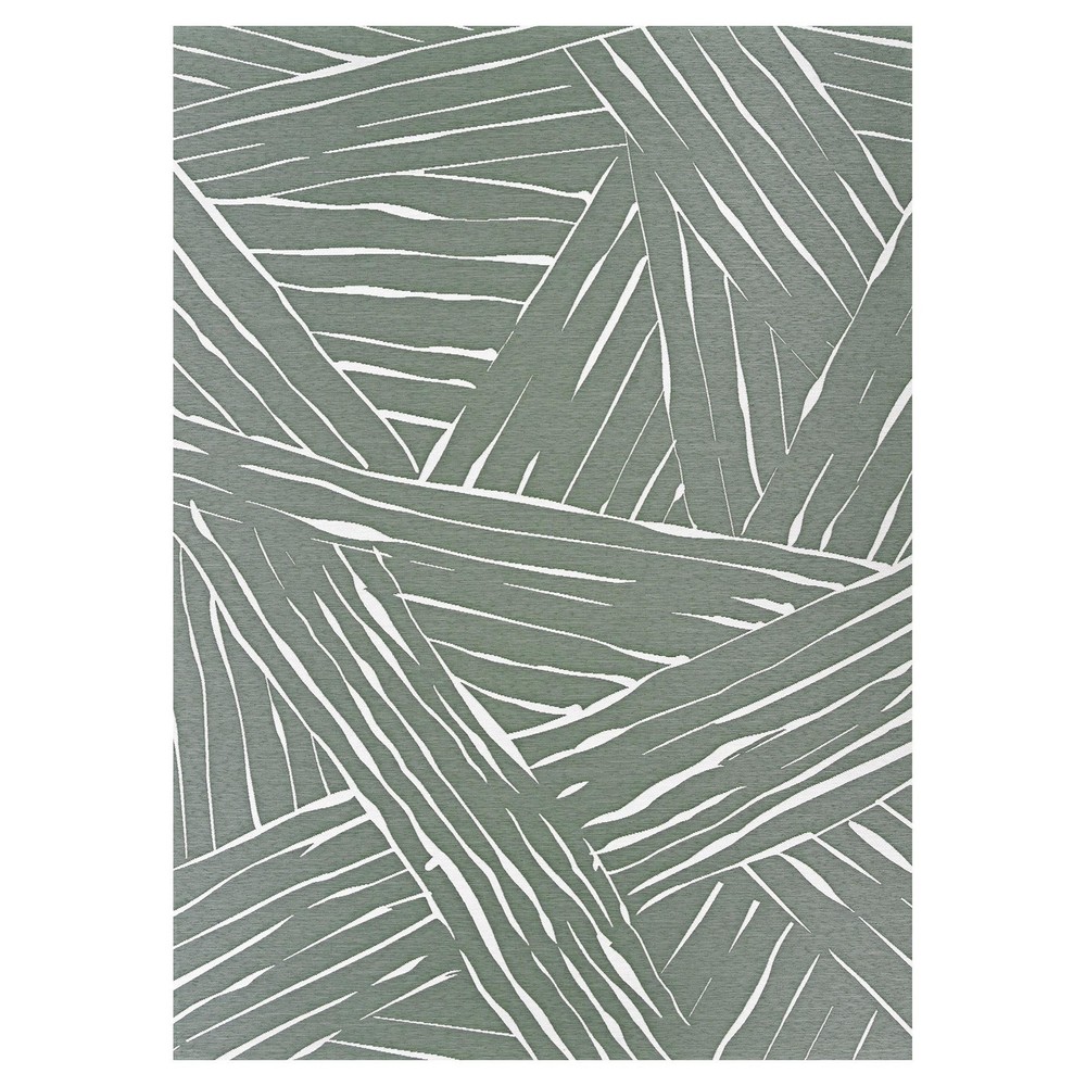 Dream Decor Rugs Gelato Bordeaux Indoor Outdoor Area Rug Green