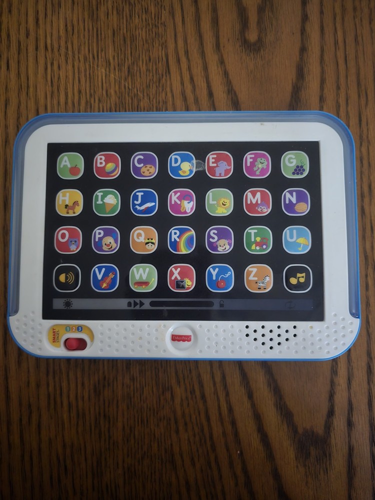 Fisher-Price Laugh & Learn Smart Stages Kids Tablet Gray 12-36 Months
