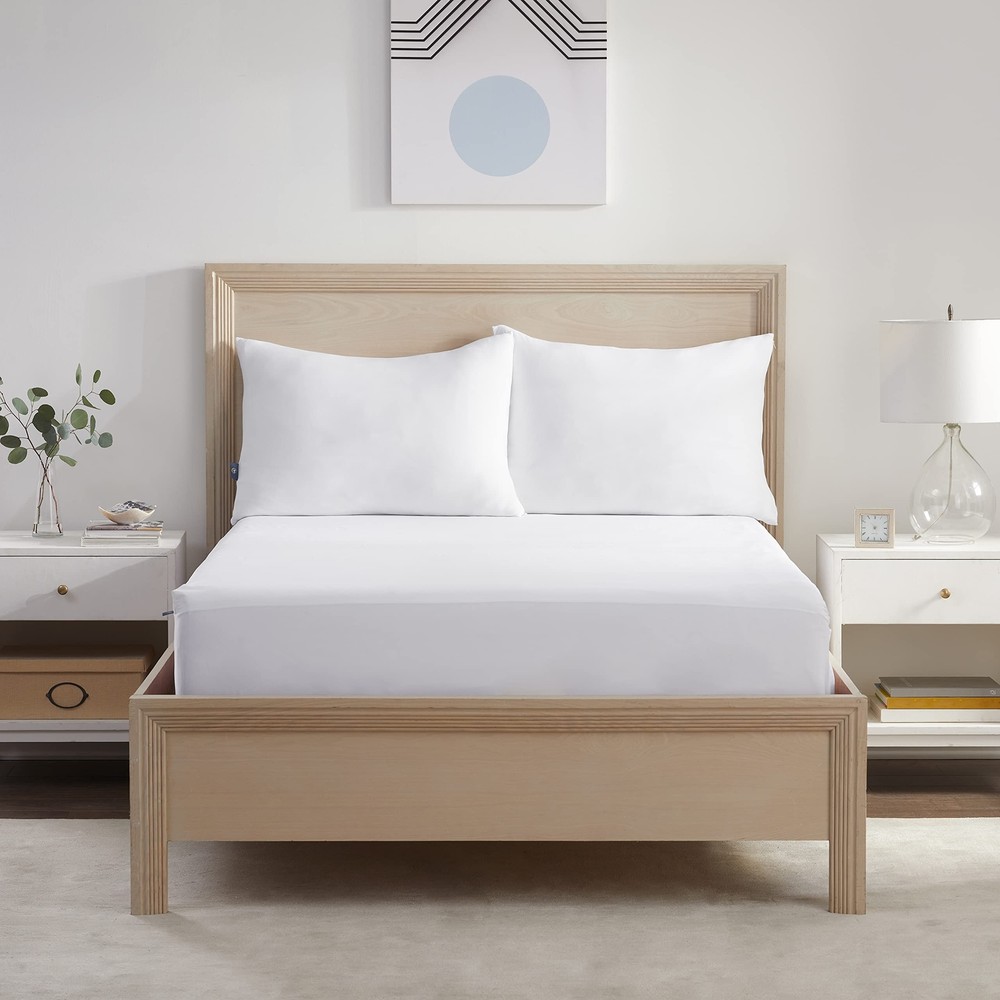 Power Chill Queen Size Waterproof Mattress Cover, Soft and Breathable Cooling...