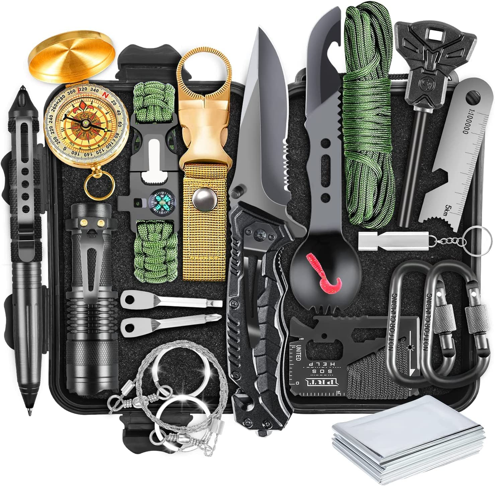 Emergency Survival Kit for Men - Dad & Husband Essentials Gear