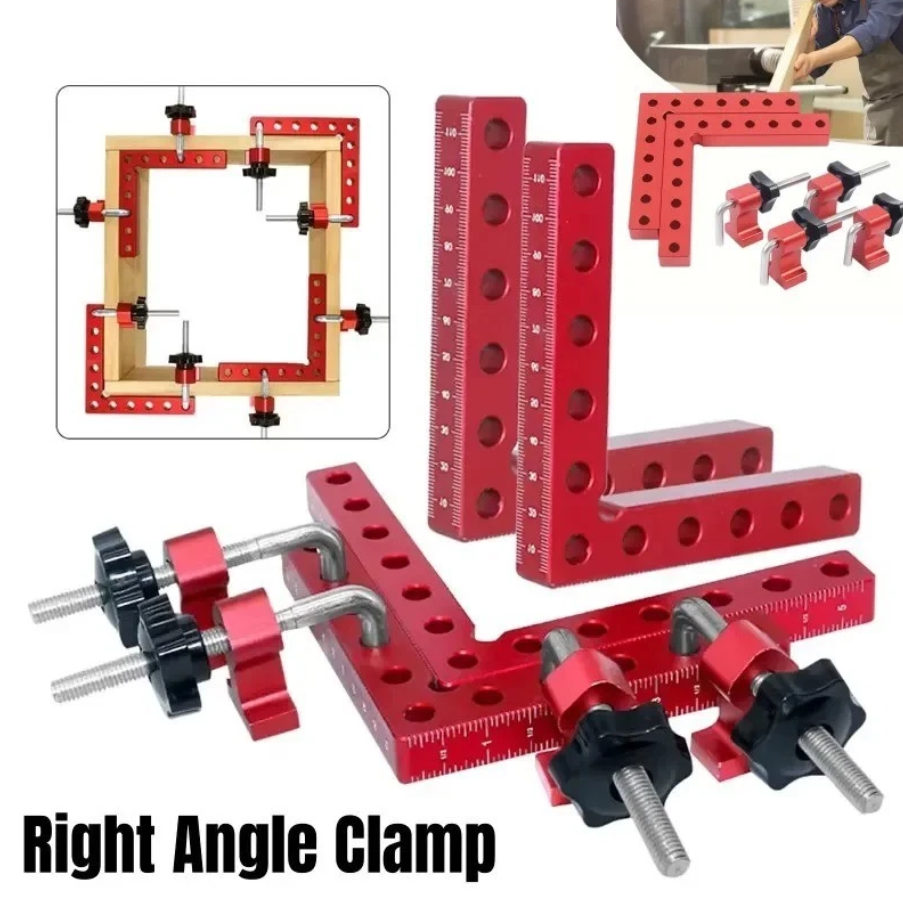 Aluminum Alloy Metal Corner Clamps For Woodworking Positioning 90 Degree 140mm