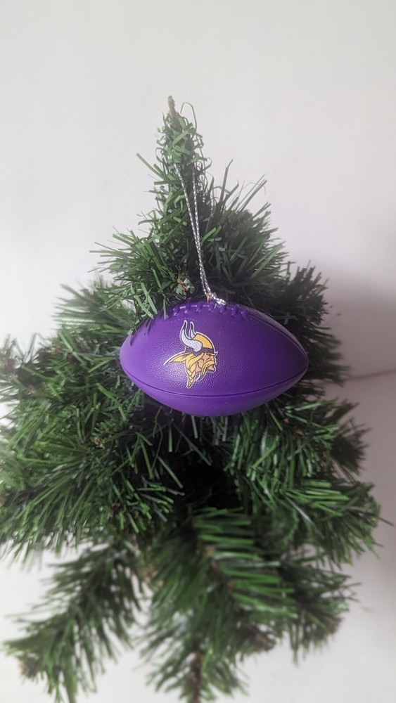 NFL Custom Holiday Christmas Football Ornament of the Minnesota Vikings