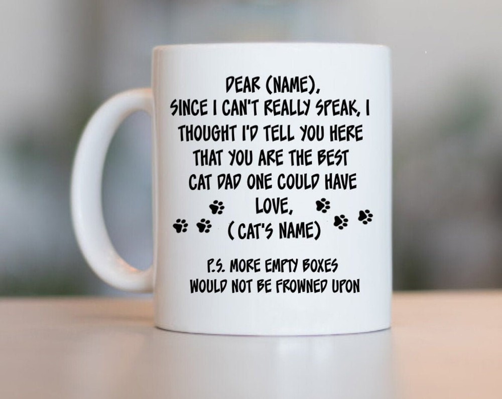 Cat Dad Gift Dad Cat Cat Dad Mug Cat Mug Cat Gift Cat Dad Coffee Mug Best Dad