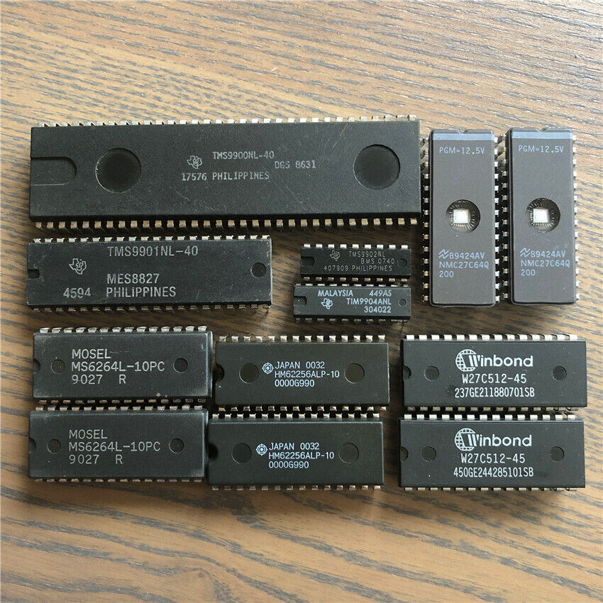 TI TMS99xx Kits TMS9900 + 9901 + 9902 + 9904 + 6264 + 62256 + 27C64 + W27C512 #T