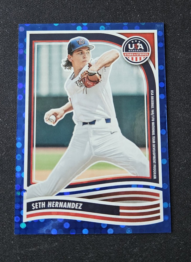 2024 Panini USA Stars & Stripes Seth Hernandez #170 Blue Parallel 89/149