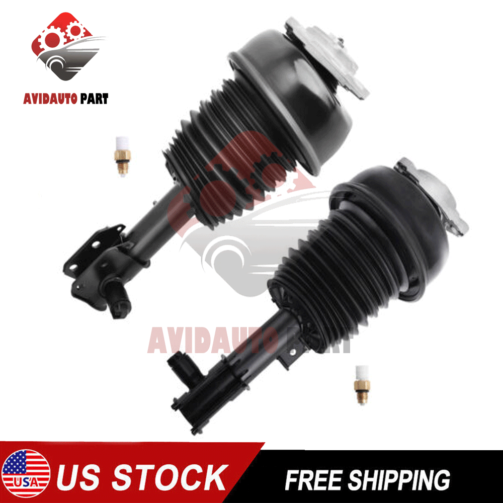 Pair Front Air Suspension Shock Strut For W212 E250 E300 E350 E400 E550 4Matic