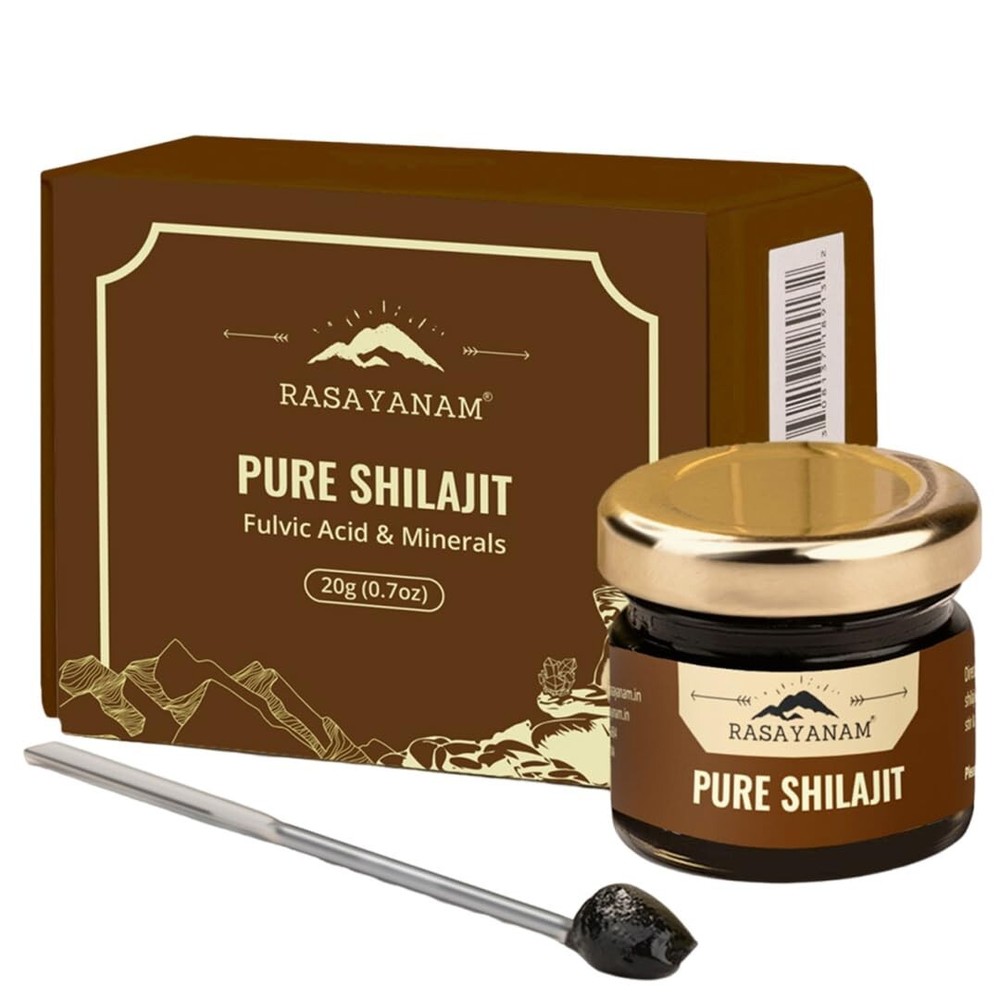 Pure Himalayan Shilajeet Resin for Strength & Energy – 20g