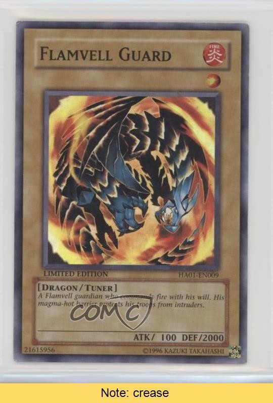 Flamvell Guard Limited Edition Yugioh HA01-EN009 2009 Rare Card