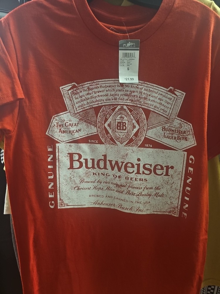 Budweiser Red Small Tee