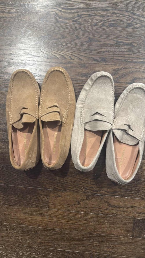 New Republic Mark McNairy Suede Driver Loafer Casual Shoes Men's 9.5