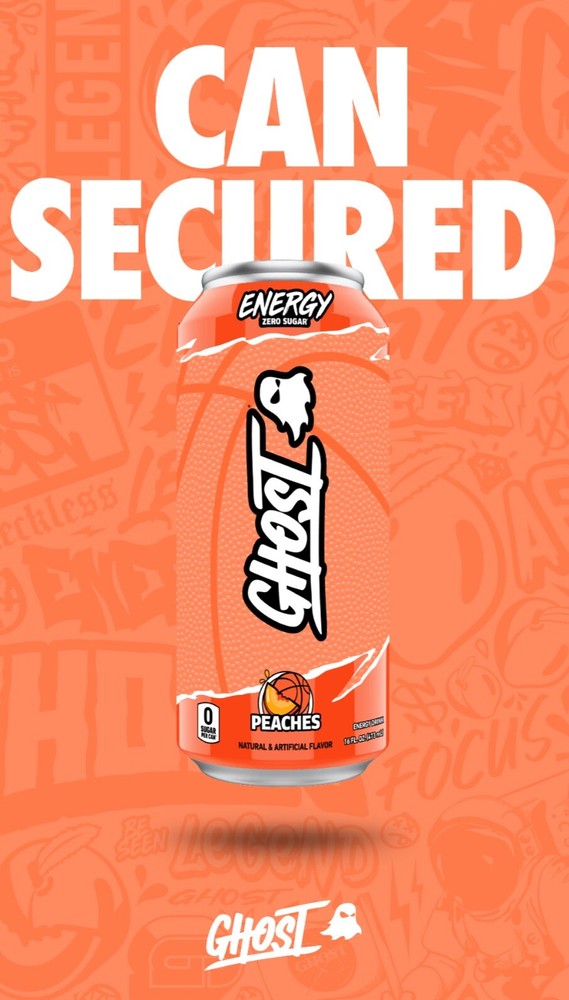 👻 GHOST ENERGY PEACHES LIMITED TIME FLAVOR 🍑 CONFIRM ✅-image