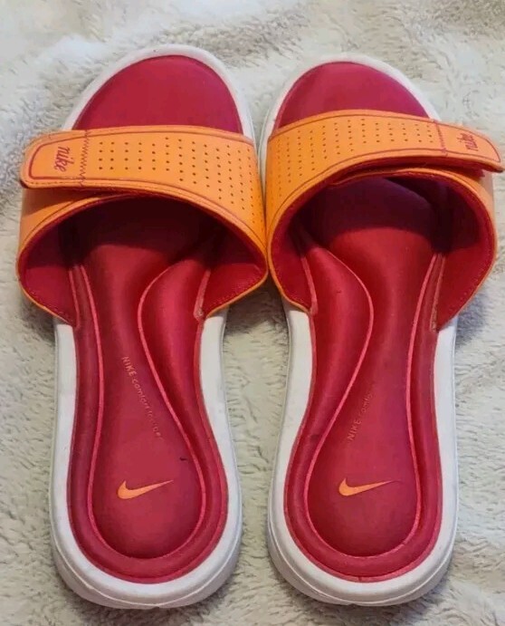 Nike Sandals Women's 12 Orange Pink