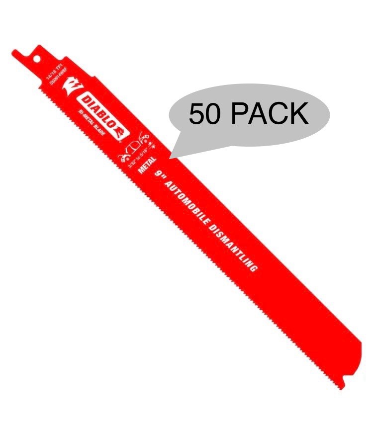 50 Reciprocating Saw Blades Diablo 9