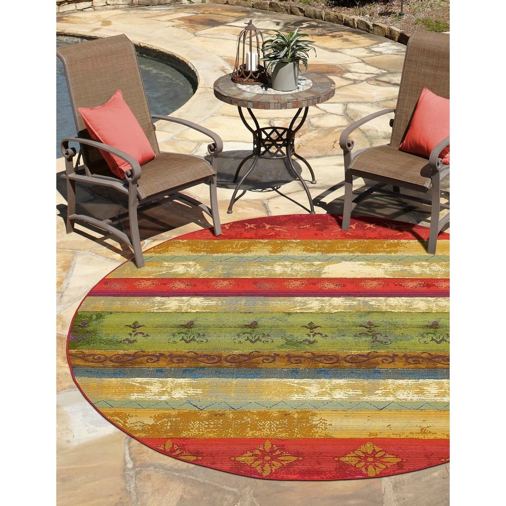 Outdoor Ucul Collection Area Rug for Patio and Garden