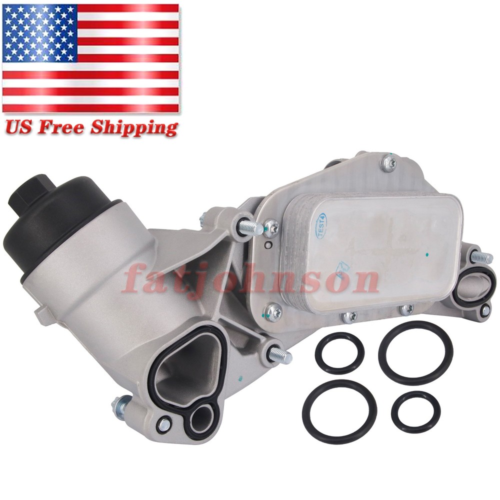 Engine Oil Cooler Filter Housing Assembly For Chevy Cruze Sonic 1.8L 93186324