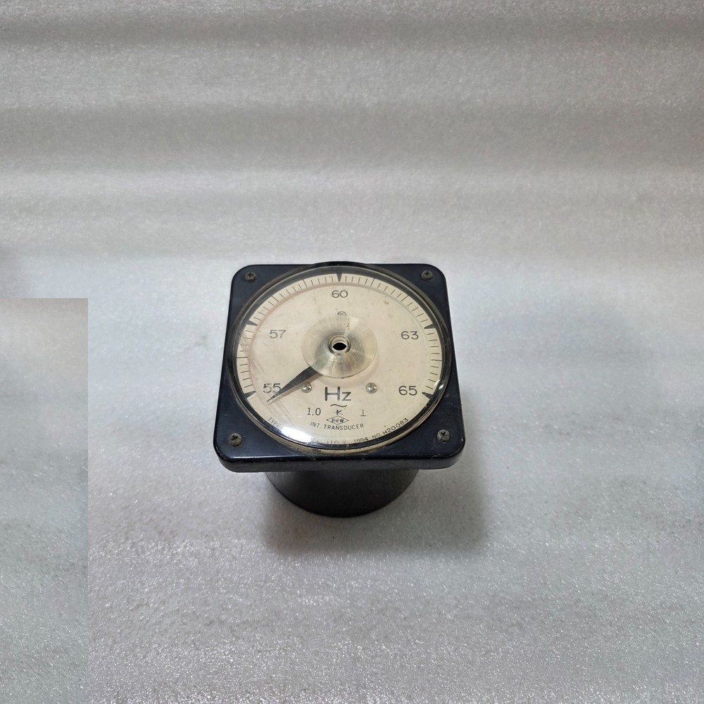 KYONGBO ELECTRIC WA-H1 AC FREQUENCY METER 55–65 HZ PANEL METER WITH INTERNAL