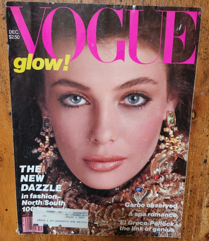 VOGUE DECEMBER 1981 DIANA ROSS GARBO Kate HEPBURN ROSEMARY McGROTHA WILLIAM HURT