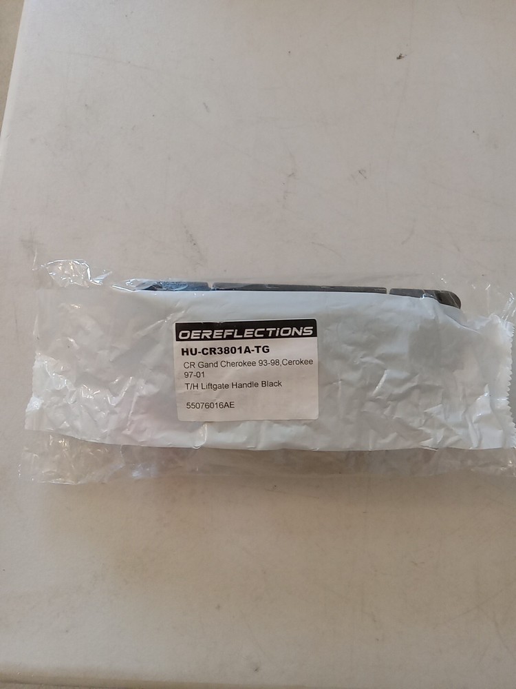 Oe Reflections HU-CR3801A-TG Rear Liftgate Handle Black Jeep Cherokee 97-01 New
