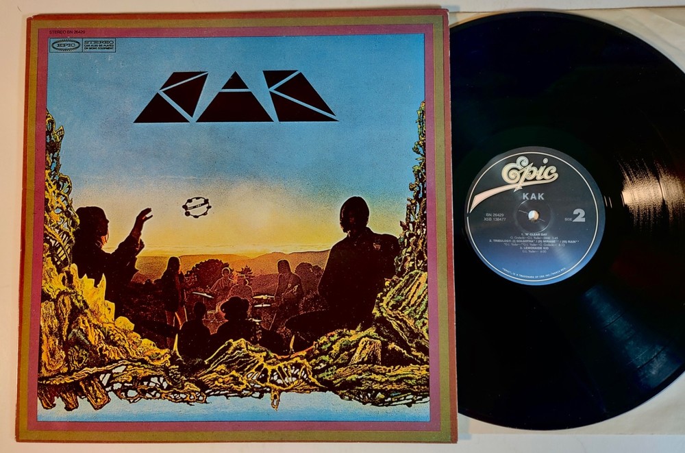 Kak Self-Titled LP Psych Later issue Label misprint