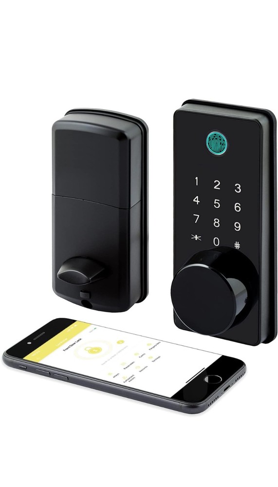 Smart Wi-Fi Enabled Keyless Entry Door Lock with Auto-Lock
