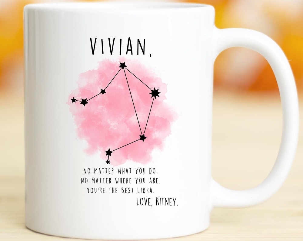 Libra Zodiac Mug Libra Birthday Mug Libra Christmas Mug Best Libra Appreciation