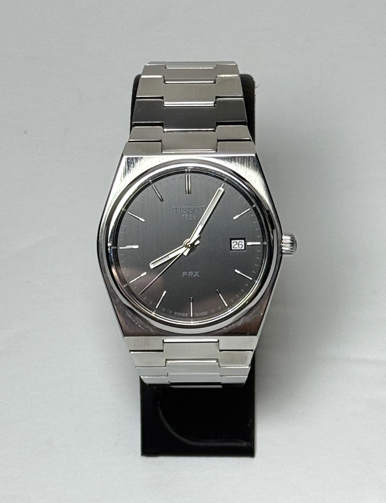TISSOT PRX 40mm Stainless Steel Mens Watch T137.410A Classic Design