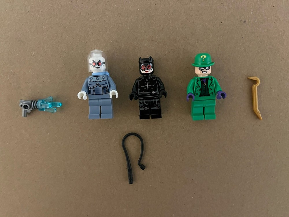 Lego Batman Arkham Asylum CATWOMAN Mr Freeze Riddler Lot Of 3 76300 New
