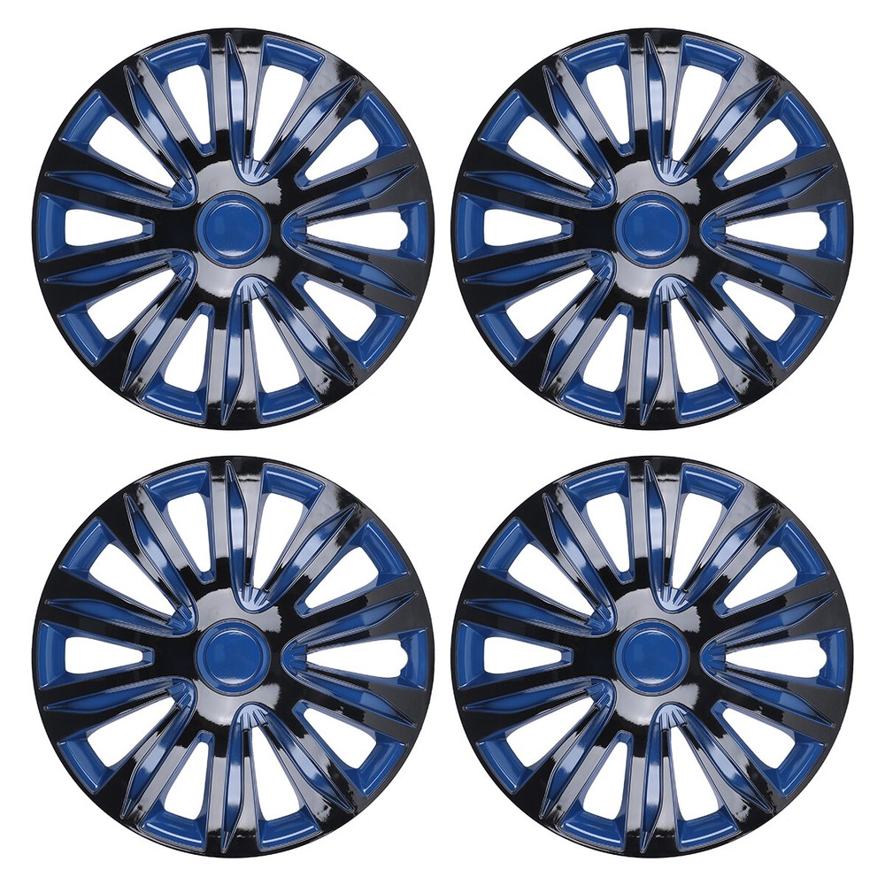 17 Inch Blue Snap-On Wheel Covers Set of 4 for R17 Rims