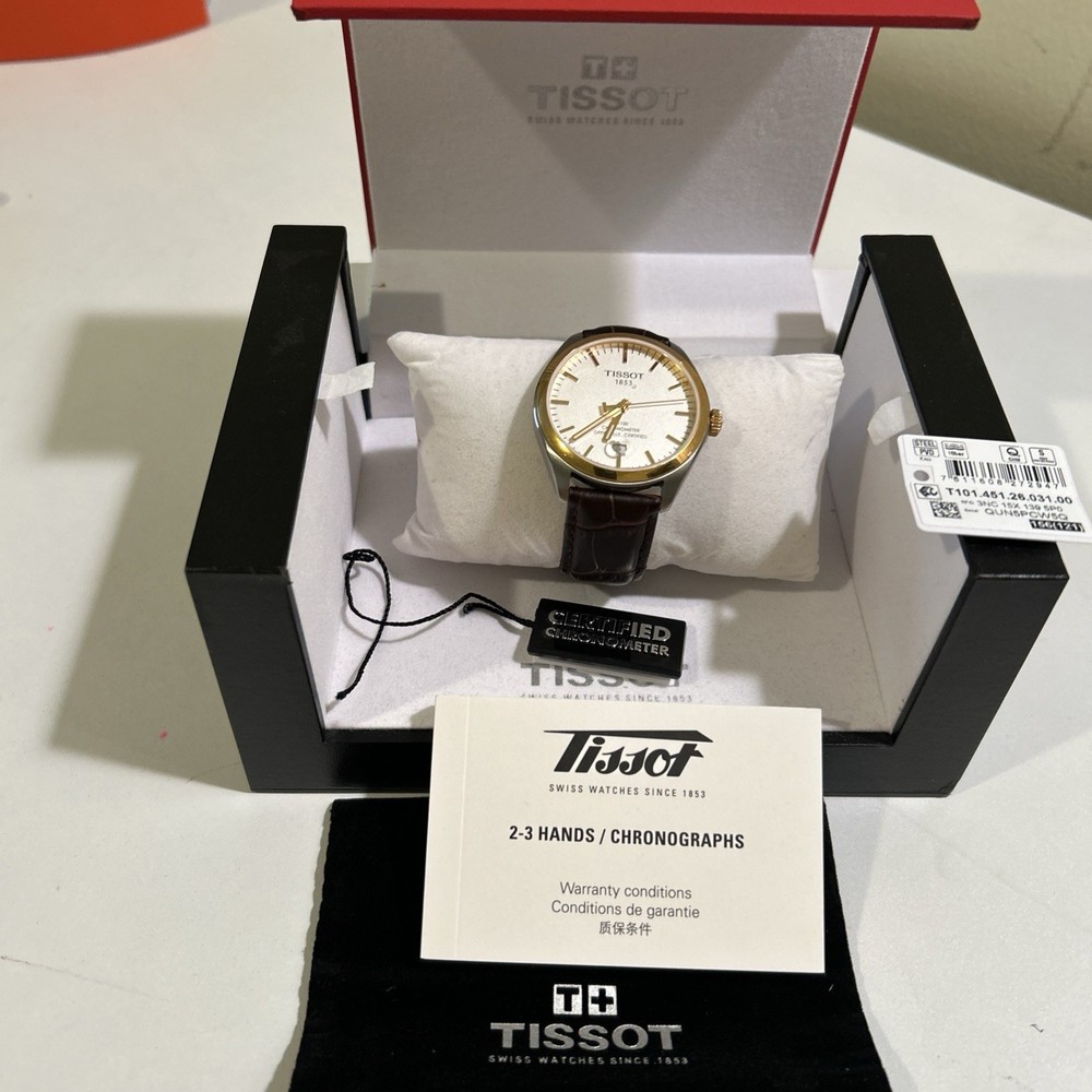 Tissot PR 100 Chronometer Certified Quartz Watch with Official COSC Certification