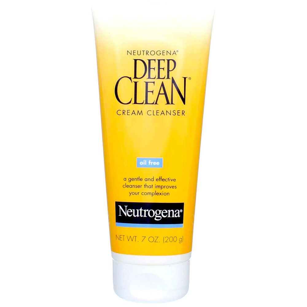 4 Pack Neutrogena Deep Clean Cream Cleanser, 7 oz