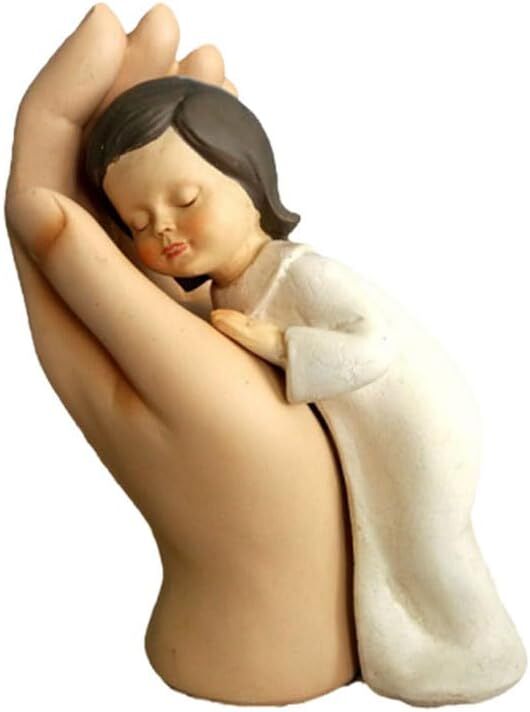 Mother & Baby Figurines, Doll House Sleeping Baby Statues for Home Decor