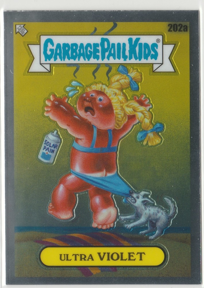Ultra Violet 202a Garbage Pail Kids GPK 2022 Chrome Series 5 CS5 Card