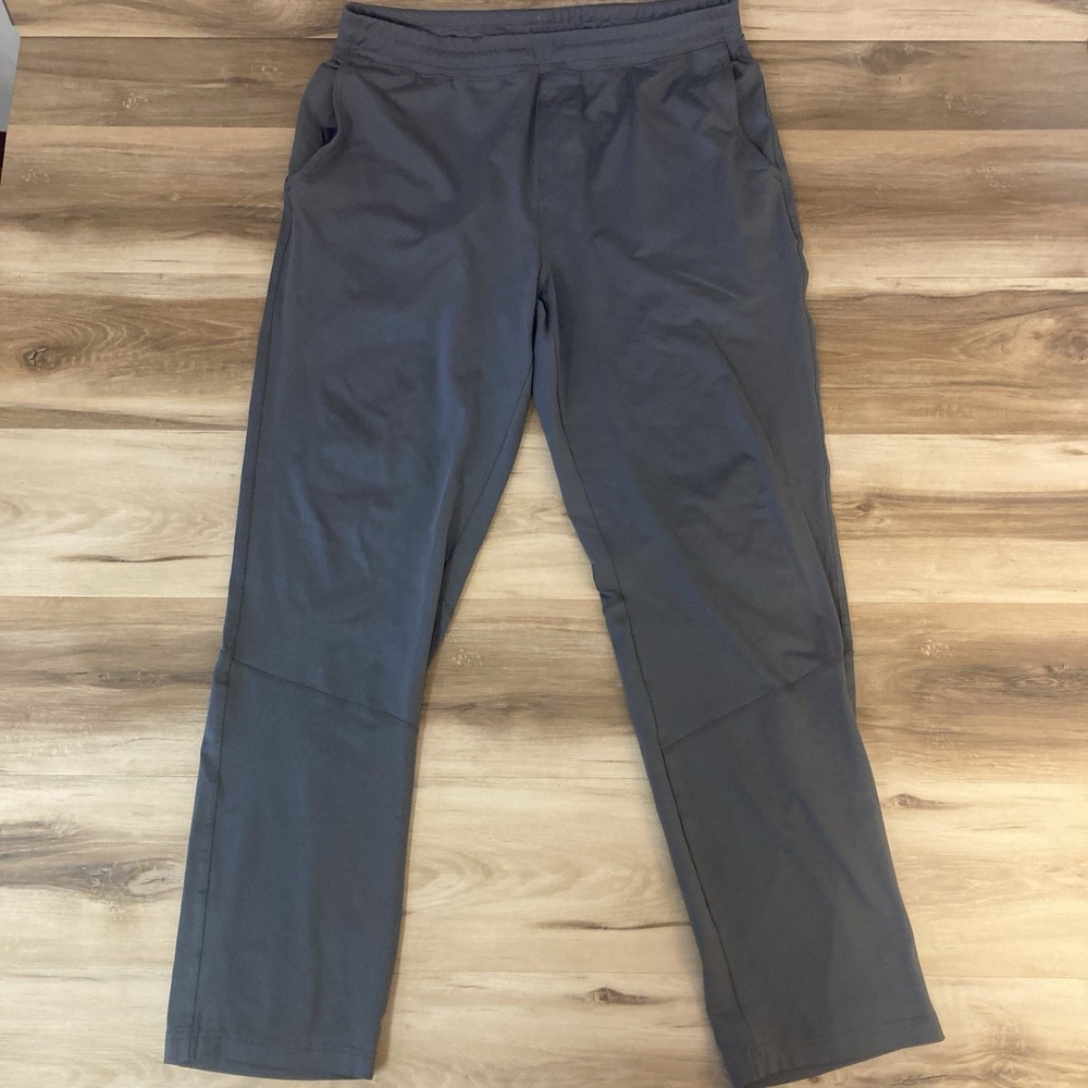 Rhone Pants Mens XL Gray Performance Joggers Stretch Athletic Tech Drawstring 32