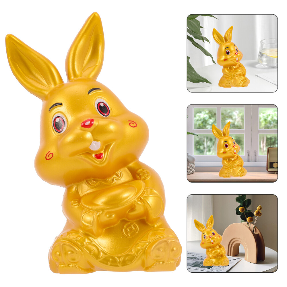 Moneda Año del Conejo Decoración Hucha Creativa Niño Pequeño