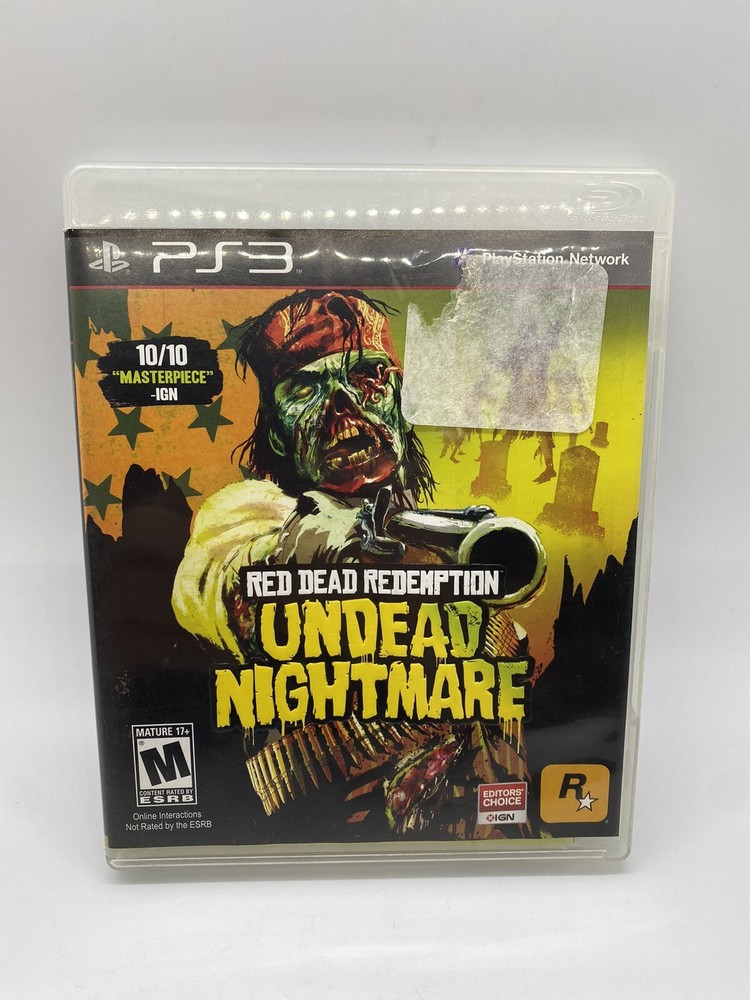 Red Dead Redemption Undead Nightmare PS3 Game & Case Tested