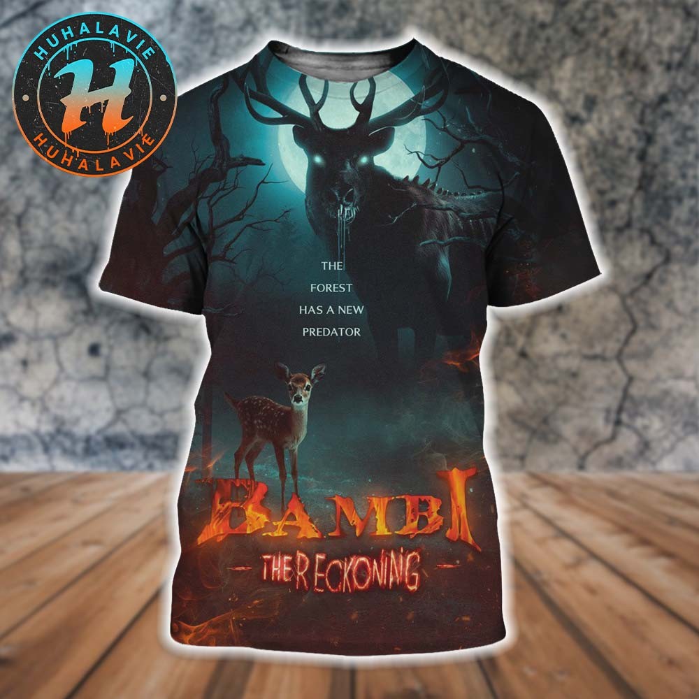 Poohniverses Bambi The Reckoning Movie Poster 2025 Shirt
