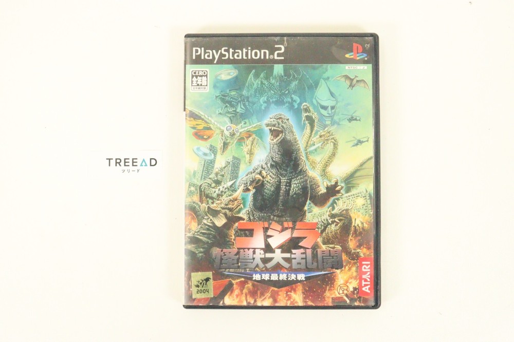 SONY PlayStation 2 GODZILLA Monster Brawl Game with Manual NTSC-J Japan Import 845