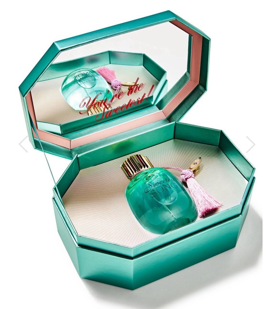 Bath & Body Works SWEETEST SONG Perfume In Original Music Box Brand New