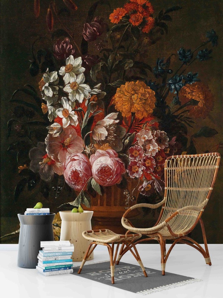 3D Classical Still Life Oil Painting Wall Murals Wallpaper Murals Wall Sticker 0
