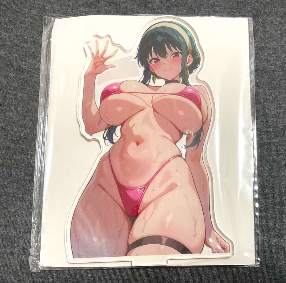 SPY×FAMILY Yor Forger Swimsuit Bikini Manga Anime Acrylic Stand Figure 15cm New
