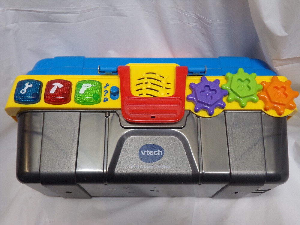 VTech Drill & Learn Toolbox Fix Play Kids Toy Developmental No Drill Included