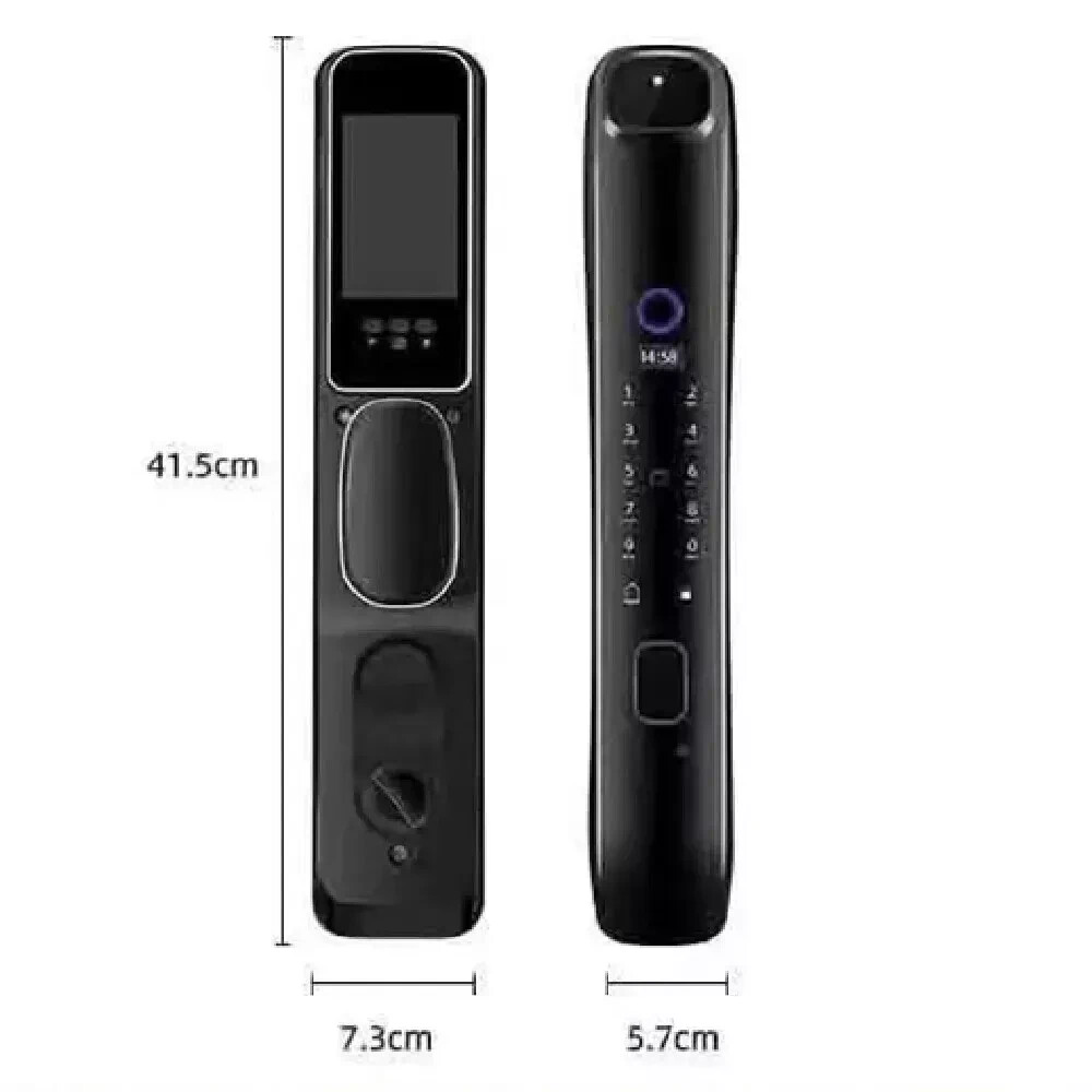 3D Face Recognition Smart Door Lock with Fingerprint and Anti-Theft Features