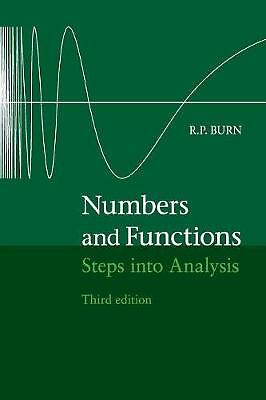Numbers and Functions Steps into Analysis Burn Paperback 9781107444539 3e