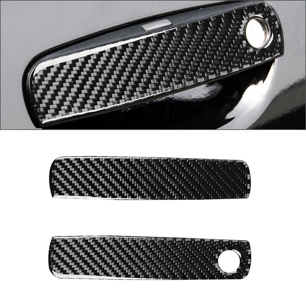 Carbon Fiber Door Handle Cover Trim for Dodge Challenger 2012-2024 US Model