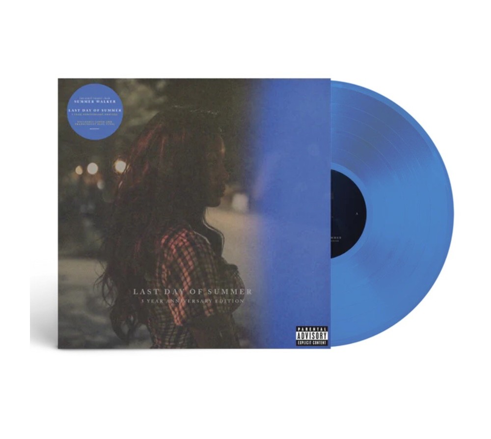 Summer Walker Last Day Of Summer 5 Year Anniversary Blue Vinyl LP New Seal