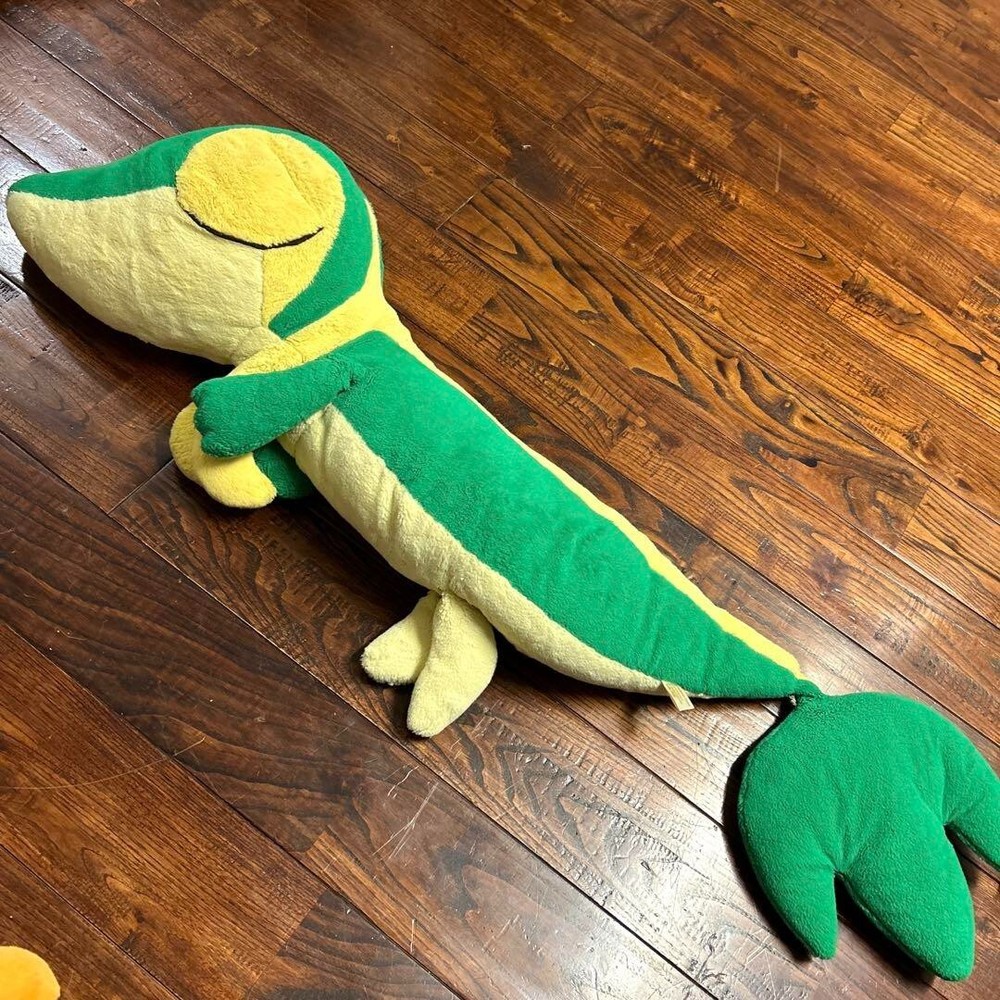 Pokemon Center Limited Snivy Sleeping Big Plush Doll Toy Happy New Year Japan-image