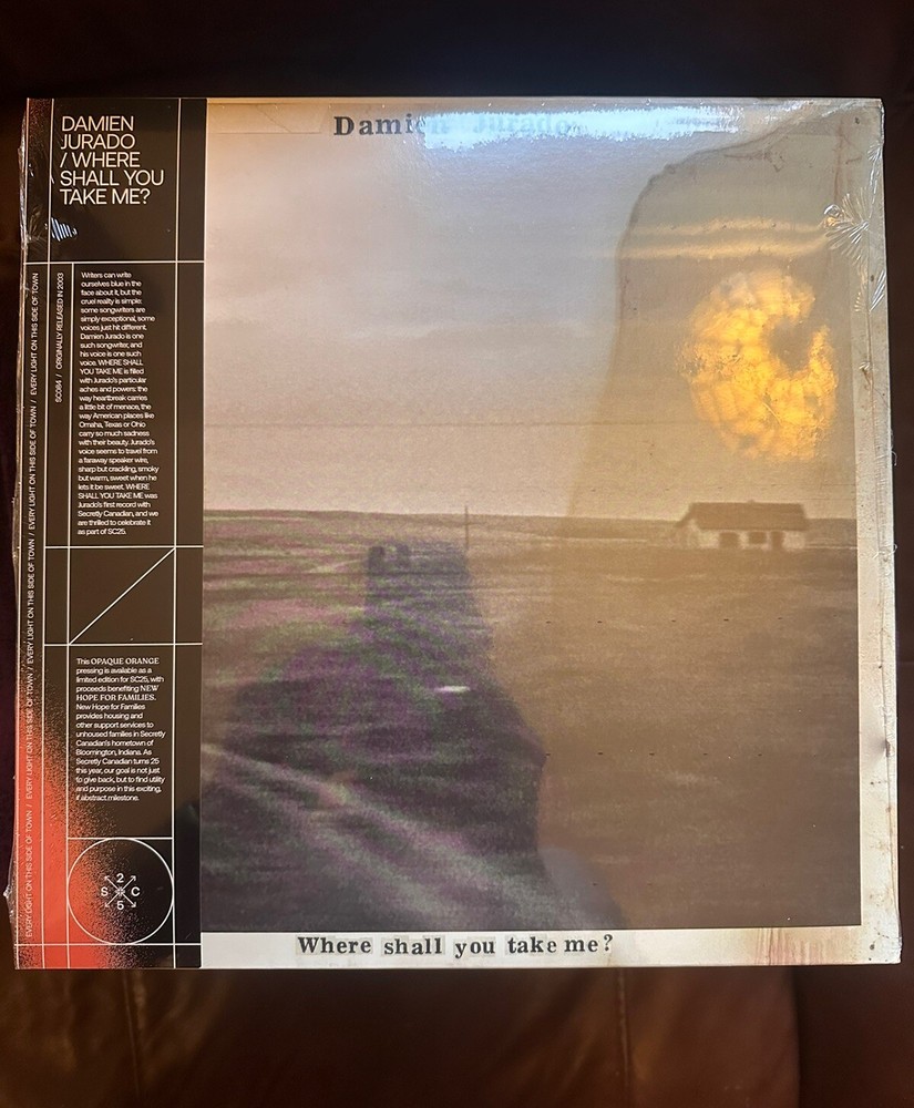 Where Shall You Take Me 25th Anniversary Orange Vinyl OBI Includes 12x12 Art