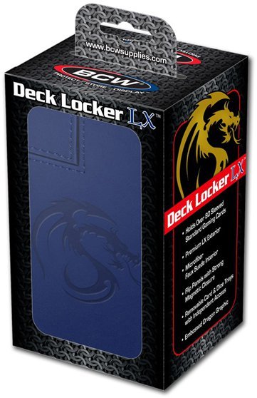 Deck Locker LX - Blue BCW GAMING SUPPLY BRAND NEW ABUGames