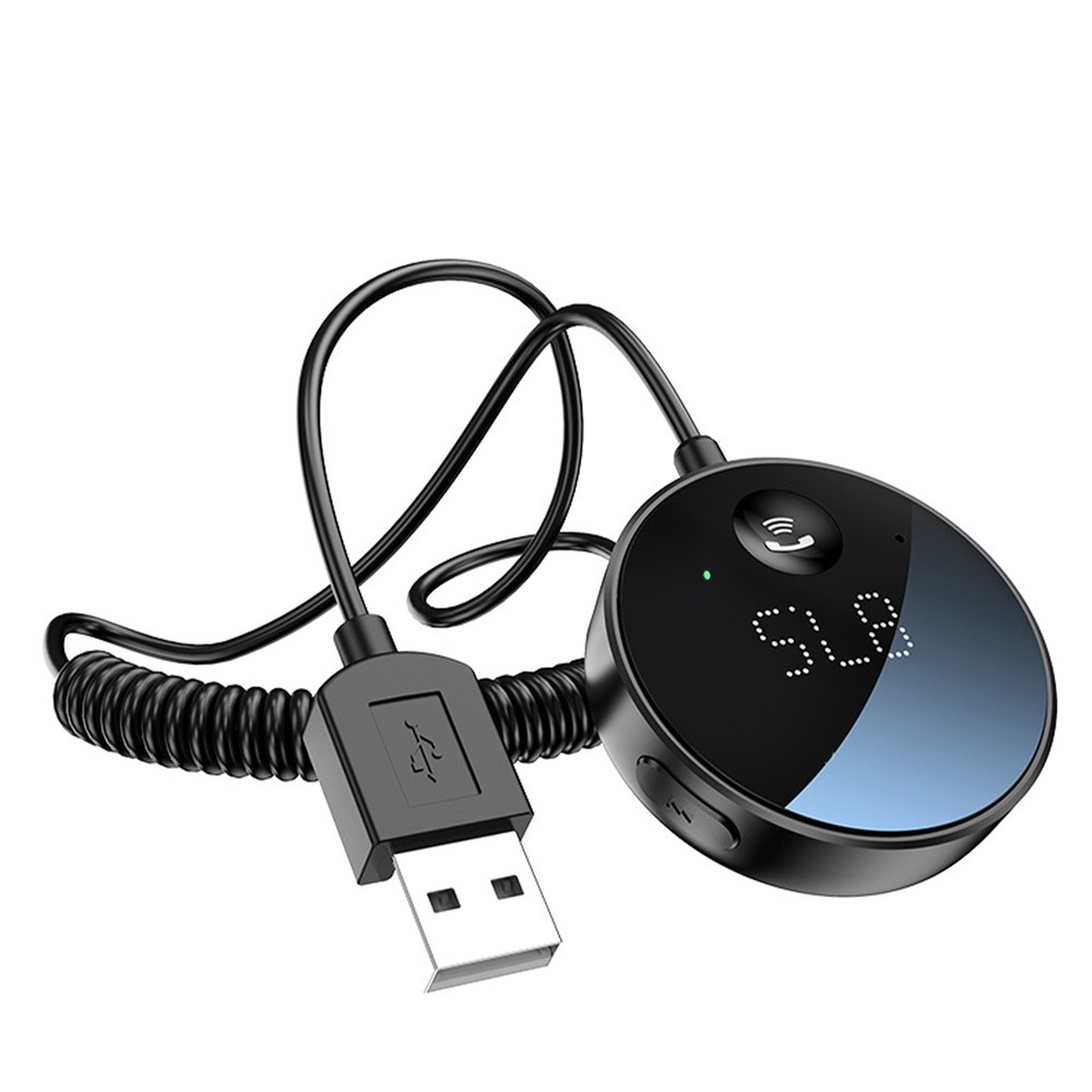 Wireless Bluetooth FM Transmitter with LCD Display USB and AUX for Car Audio
